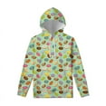 thumbnail image 3 of Sudadera con capucha con estampado 3D de donuts coloridos para hombres, ropa con capucha de dibujos animados geniales para niños, suéter de manga larga, sudaderas con capucha de calle, 3 of 5