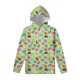 thumbnail image 3 of Sudadera con capucha con estampado 3D de donuts coloridos para hombres, ropa con capucha de dibujos animados geniales para niños, suéter de manga larga, sudaderas con capucha de calle, 3 of 5