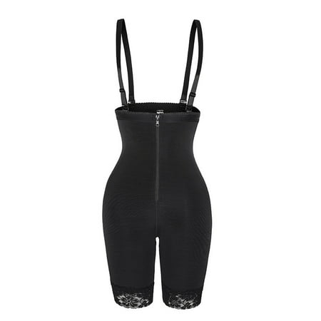 

Women s One Piece Shapewear Thigh Slimmer Tummy Control Body Shaper Black 5XL