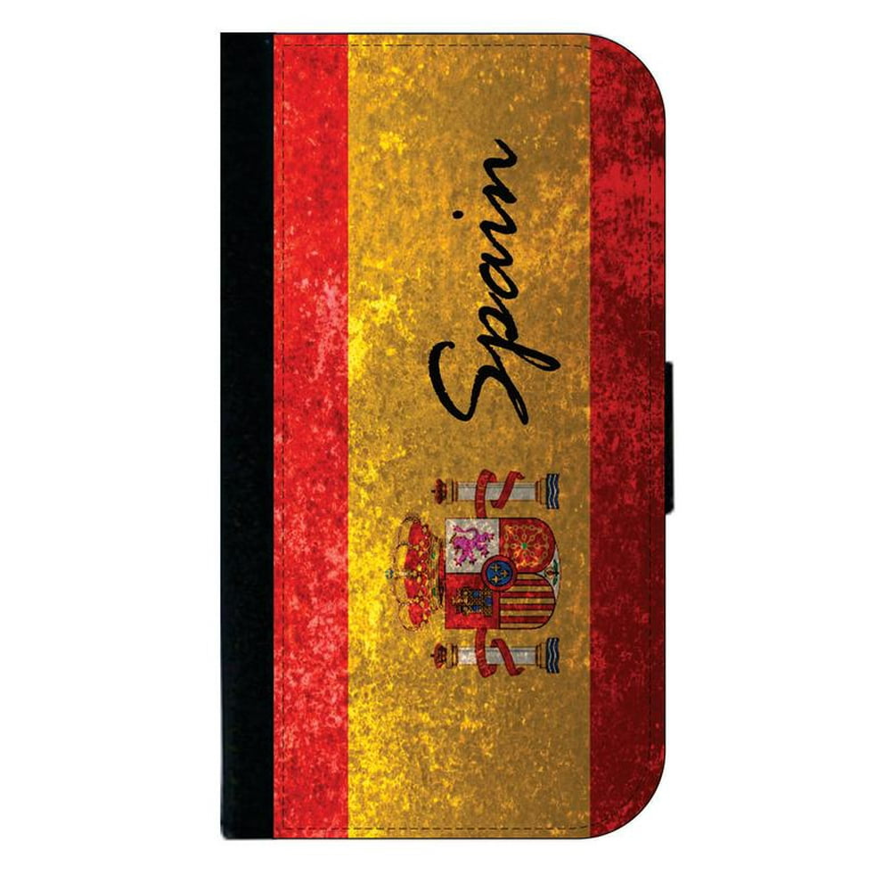 Accessory Avenue Grungy Spain Flag Passport Cover / Card Holder for
