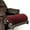 Wine Red, variant on Recliner Foot Pillow Cushion High Resilience Sherpa Memory Foam Bolster Sleeping Rest Multipurpose Half Roll Leg Pillow Suitable for Bed Chair Sofa Headrest Back Lumbar Leg Support(Wine Red)