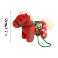 thumbnail image 5 of Cute Horse Plush Ornament 2026 Chinese Year of Hanging Decor for New Year Gift & Indoor Outdoor Holiday Xmas Decoration Decorations for Home Office Store Shop Restaurant Tabletop Decors, 5 of 5
