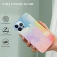 thumbnail image 2 of COMIO iPhone 15 Aesthetic Pastel Rainbow Watercolor Abstract Art Case, 2 of 4