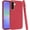 Red, variant on For Samsung Galaxy A37 Phone Case, Slim Classic Hybrid Around Rubber Gummy Gel Slick Hard PC Silicone TPU Chromed Button Cover for Samsung A37 - Black