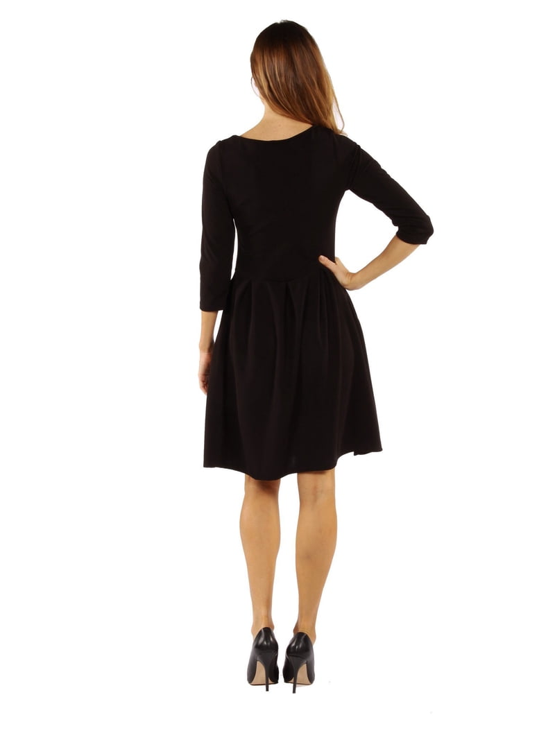 Classic Little Black Dress - Knee Length Dress - Walmart.com Classic Little Black Dress - Knee Length Dress - Walmart.com