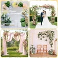 thumbnail image 5 of 6.6FT x 6.6FT Gold Square Wedding Arch Backdrop Stand, Sturdy Metal Balloon Arch Frame for Ceremony, Birthday Party, Baby Shower, Bridal Shower, Anniversary, Photo Booth Background Decoration, 5 of 16