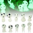 thumbnail image 3 of Muyoka Accesorios de jard铆n de hadas que brillan en la oscuridad, 谩rbol, elfos, decoraci贸n de jard铆n, fantasma luminoso en miniatura, kit de 10 piezas para micro gnomos de paisaje, decoraci贸n de jard, 3 of 7
