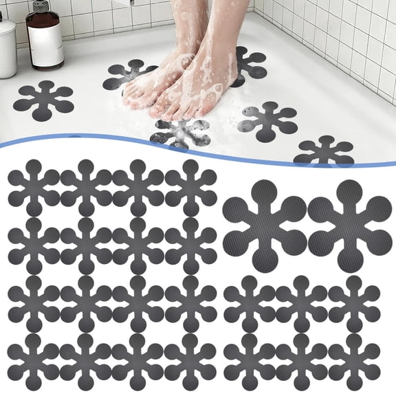 Stickers,Shower Stickers Adhesive Strips For Bathroom Bathtub Stairs Pool 2 Sizes Multi Colors Decorative Bathtub Stickers PEVA Shower Strong Adhesive