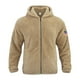 thumbnail image 3 of Gibobby Sudadera polar hombre Sudadera de forro polar con capucha y cremallera completa para hombre sudaderas ligeras con bolsillos con cierre(Caqui,M), 3 of 5