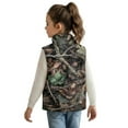 thumbnail image 2 of Garronmavis Hunting Forests Zippered Vest Versatile Girl Vests Size 4T Stylish Lightweight Sleeveless Jackets Outerwear with Pockets Comfortable Warm Sleeveless Jacket for Spring Fall, 2 of 7