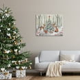 thumbnail image 3 of Stupell Industries Forest Animals & Christmas Tree Holiday Painting Gallery Wrapped Canvas Art Print Wall Art, 40 x 30, 3 of 8