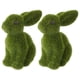 thumbnail image 2 of 2 piezas de adorno de modelo de conejo decorativo adorno de Pascua conejo de simulación (verde), 2 of 6