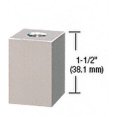 thumbnail image 4 of CRL SQ125112SC Satin Chrome 1-1/4" Square Standoff Base 1-1/2" in Length, 4 of 5