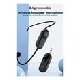 thumbnail image 3 of Auriculares con Micrófono Inalámbrico de 2,4 G y Alcance de 30 M para Amplificadores de Voz, Altavoces, Karaoke, Enseñanza y Discursos Al Aire Libre, 3 of 5