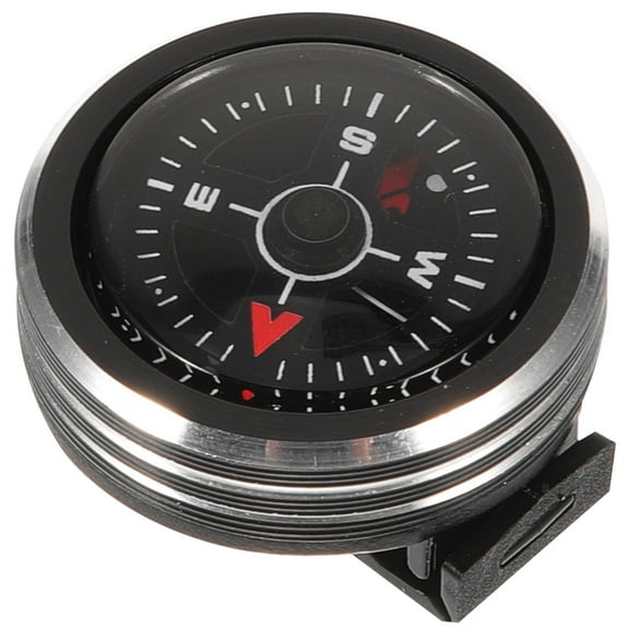 ULTNICE Lightweight Black Survival Compass with Compact Design for Daily Outdoor Camping Use