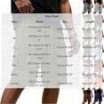thumbnail image 3 of YODETEY Men's Drawstring Elastic Waist Multi-Pocket Cargo Shorts , Men's & Big Men's Khaki,Size S-4XL, 3 of 5