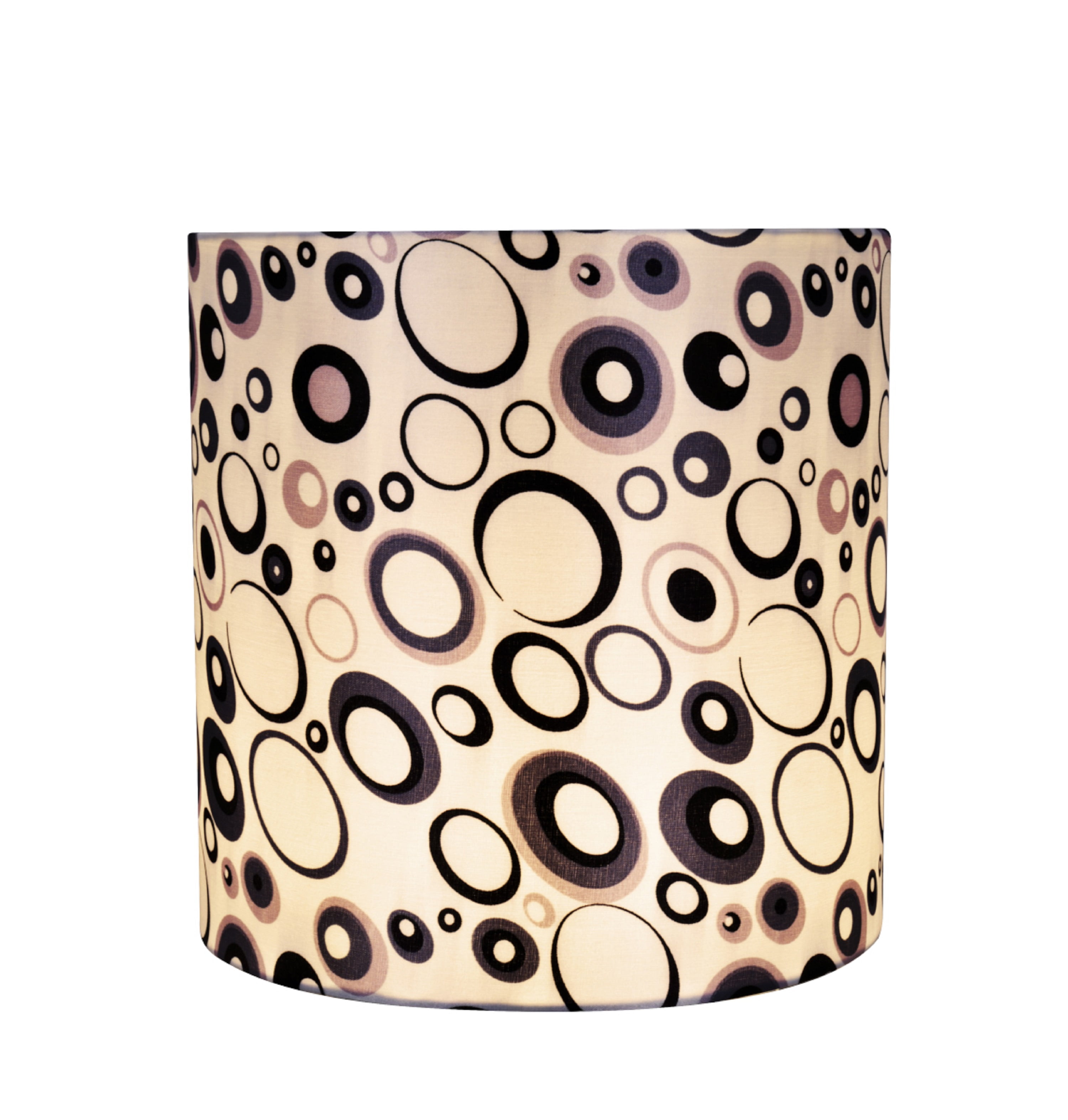 Aspen Creative 31231 Transitional Drum (Cylinder) Shape Spider Construction Lamp Shade in Off White, 8" wide (8" x 8" x 8")