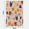 thumbnail image 4 of Colorful Animals Casual Blanket Comfort Warmth Soft Plush Throw Cozy Reversible Microfiber Holiday Blanket Super Soft for Couch Bed Sofa Warm for All Seasons 40"x60", 4 of 10