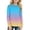 #A01-Light Blue, variant on Girls Shirts Long Sleeve 7-8 Casual Gradient Crewneck T-Shirts for Kids Girls Winter Basic Girls Tops Cotton Blouses for Girls