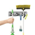 thumbnail image 7 of Lavish Home Set of 2 Broom and Mop Hangers - Wall Mount Cleaning Organizer, 7 of 7