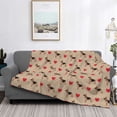 thumbnail image 2 of Yiaed German Shepherd Dog Print Blanket Throw Blanket Soft Cozy Flannel Blanket for Home Bed Sofa Couch Chair-50"x40", 2 of 6