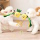 thumbnail image 4 of Juguete interactivo para mascotas con forma de fruta, material PP, chirriador, tira y afloja, resistente a los mordiscos, para perros y gatos, juego en interiores y exteriores, limpieza dental, 4 of 6