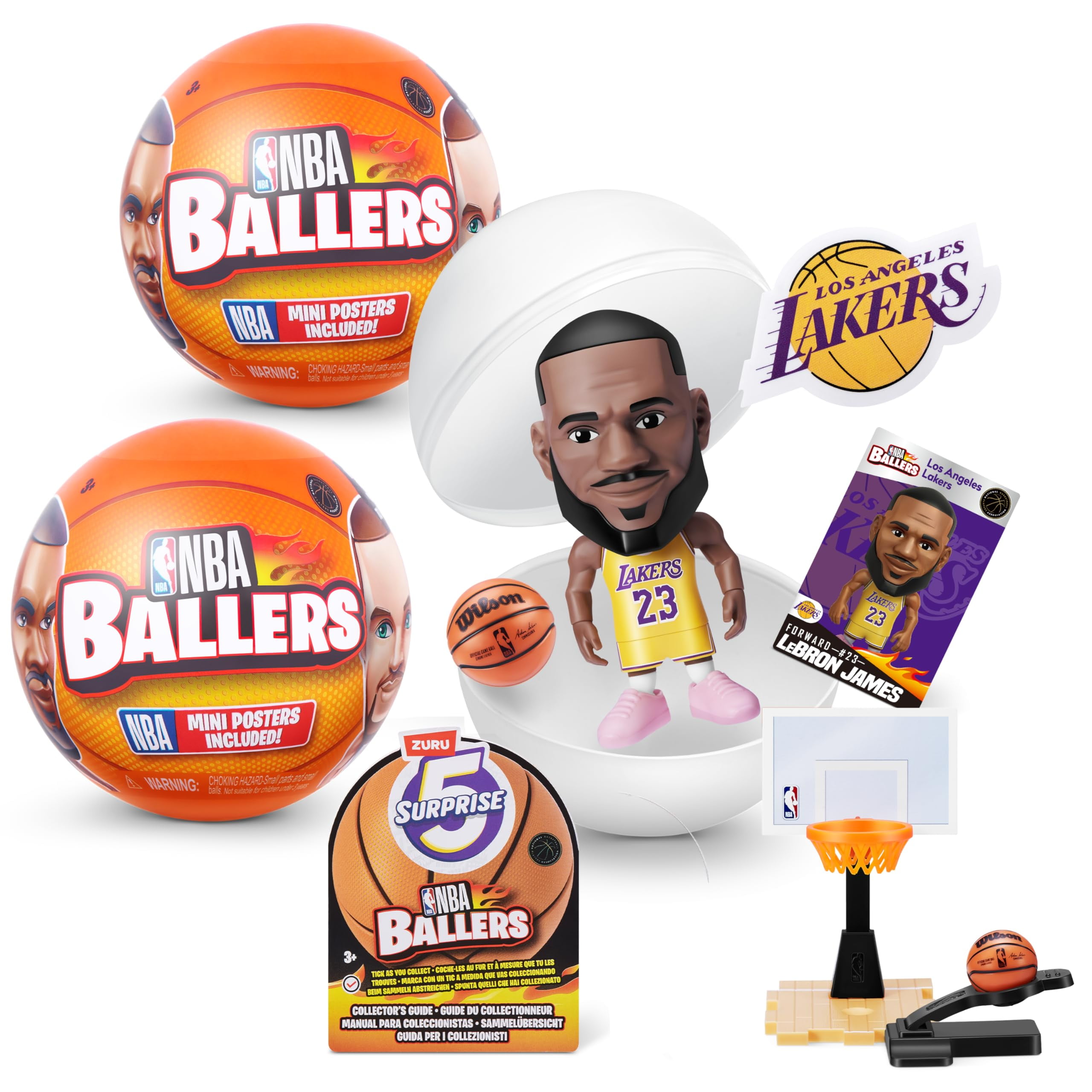 ZURU NBA Ballers Basketball Player Mini Figures Mystery Set