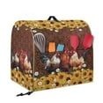 thumbnail image 5 of TSOVTHRID Rooster Chicken Pattern Mixer Cover Dustproof Stand Mixer Dust Cover Sunflower Daisy Print Stain Resistant Cover for Kitchen Aid Mixer with 2 Pockets and Top Handle for Extra Accessories,L, 5 of 7