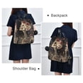 thumbnail image 4 of FORMRS Women's Travel Backpack Purse Anti-Theft Hidden Pockets Casual Shoulder Bag, Skeleton with Flowers Pattern, 4 of 7