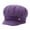 Purple, variant on Womens Winter Hat with Brim Cozy Warm Thick Knit Cap Stretchy Casual Cold Weather Soft Comfortable Trendy Beanie Hat