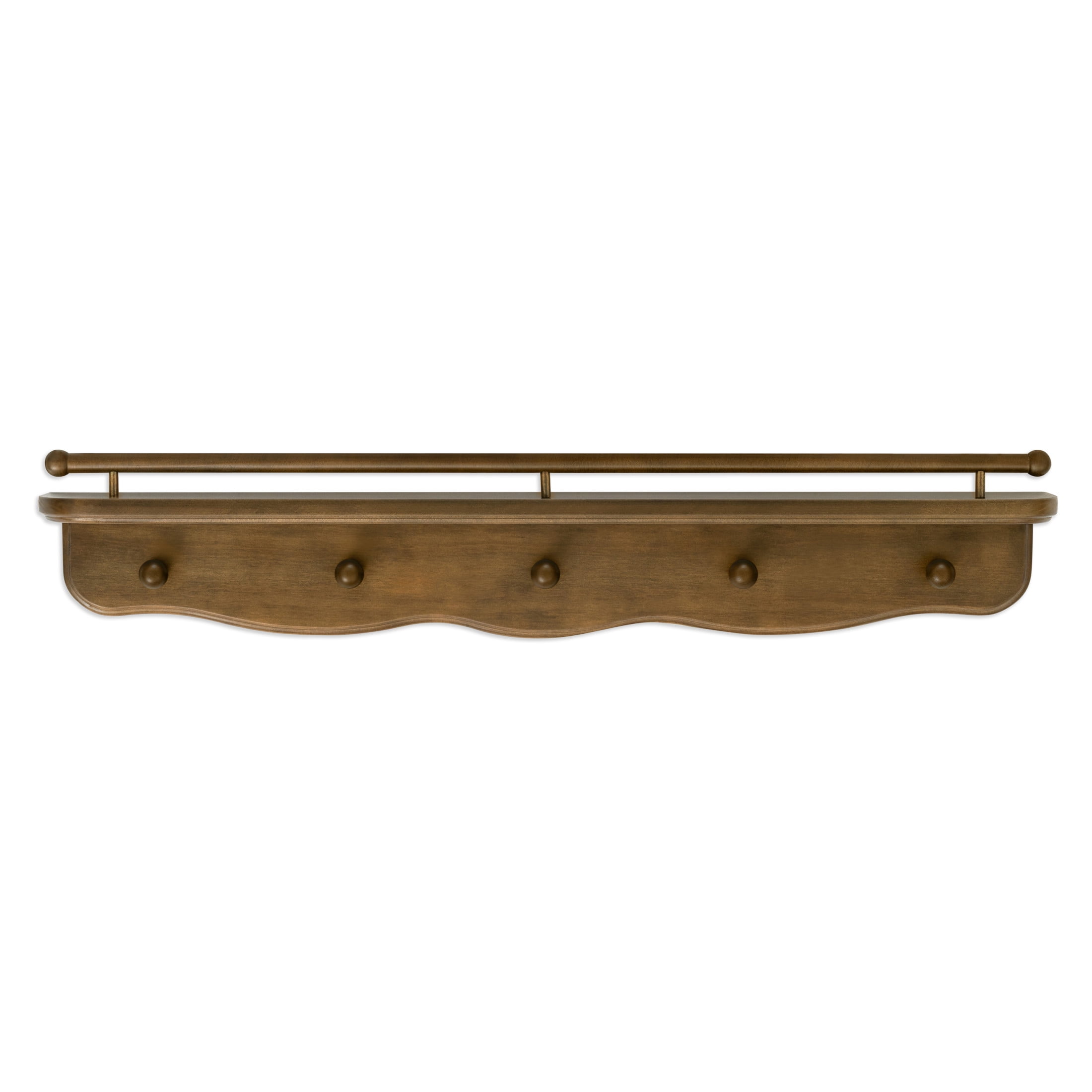 Namesake Kids Liberty 31" Wall Shelf with Hooks