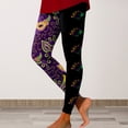 thumbnail image 1 of MKLEKYY Ropa deportiva para mujer Leggings para mujer, moda de entrenamiento, leggings con estampado de bloques de color, pantalones, leggings elásticos suaves 4462, 1 of 3