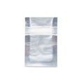 thumbnail image 2 of 100 pcs 2"x3" Mylar Clear/Silver Aluminum Foil Resealable Flat Bags Heat Seal Zipper Lock Reusable Storage Pouches for Zip Food Storage Lock Packaging with Tear Notches, 2 of 6