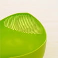 thumbnail image 4 of Wosthever Cuenco para lavadora de arroz, utensilio de cocina profesional Universal para el hogar, colador para de verduras, herramientas de Cocina y Comedor verde, 4 of 6