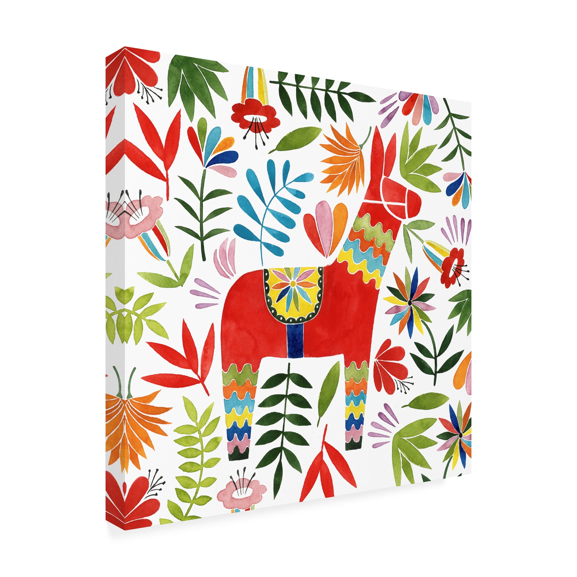 Trademark Fine Art 'Festive Otomi II' Canvas Art by Grace Popp