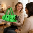 thumbnail image 6 of Cat Restraint Bag, ScratchResistant Nylon Cat Grooming Bag with Zipper & Paste Tape, Waterproof Cat Grooming Restraint Bag Anti-Scratching for Care & Nail Trimming, Ideal for Cat, 6 of 7