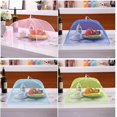 thumbnail image 5 of Uds. Campana para comida/campana para insectos/tienda de campaña para comida/cubierta plegable para alimentos, paraguas con pantalla de malla, barbacoa y más, 4 colores (rosa, verde, amarillo, azul), 5 of 5