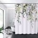thumbnail image 2 of Cortina de Ducha Floral con 12 Ganchos, Cortinas de Ducha Impermeables de Polisilicio, Lavable a máquina, Secado rápido, 180x180cm para bañera o baño, 2 of 5