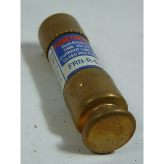 Bussmann FRN-R-5 5 Amp Fusetron Dual Element Time-Delay Current Limiting Fuse Class RK5, 250V UL Listed by Bussmann