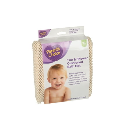 Parent's Choice Tub & Shower Cushioned Bath Mat, 2+ Years