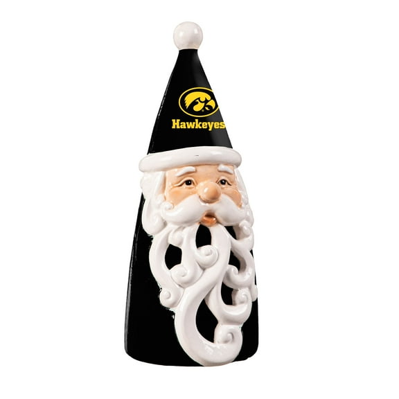 Iowa Hawkeyes 8" LED Santa Statue