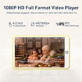 thumbnail image 4 of Reproductor MP3 Oilsky M303 Pro de 80 GB con Bluetooth y WiFi de 4 pulgadas, 4 of 9