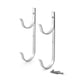 thumbnail image 3 of Percha para de piscina 2 piezas de soporte de aluminio plateado Gancho de suspensión para de aluminio para piscinas para, 3 of 9