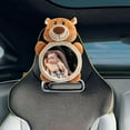 thumbnail image 3 of Kyusrd Practical Tools for Home Kitchen!Infant Stroller Rearview Mirror Infant Stroller Rearview Mirror Avoidance Crush Easy To Monitor Fluff Toy Used for Infant Beds Or Child Seats, 3 of 5