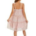 thumbnail image 4 of Qiopertar Robe d'Été Sans Manches à Imprimé Léopard pour Femmes, Décontractée, Livraison Gratuite à Moins de 5$, jusqu'à 90 % de Réduction, 4 of 9