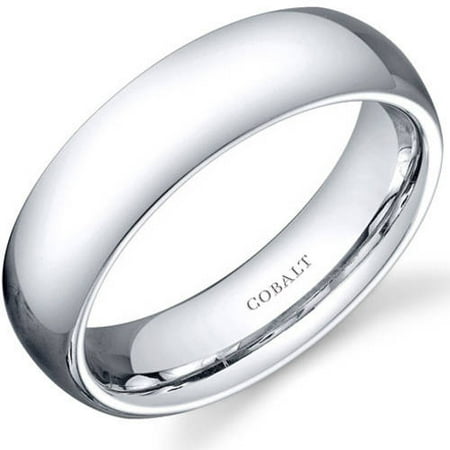 ring band comfort 6mm cobalt
