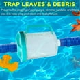 thumbnail image 2 of Leaf Canister Catcher In-line Leaf Canister for Pool & Spa, With Mesh Basket & 5 Skimmer Socks, For Suction Manual & Automatic Pool Cleaners (White), 2 of 7