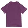 thumbnail image 6 of FORMRS Boys Rash Guard Short Sleeves Swim Shirt Quick Dry UPF 50+ Sun Protection, Sizes 3-12T, Green Colorful Circles, 6 of 6