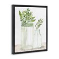 thumbnail image 2 of Stupell Industries Cottage Country Plant Leaves Rustic Glass Jars Arrangement Black Floating Frame Canvas Art, 17 x 21, by Kim Allen, 2 of 6
