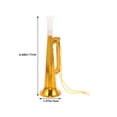 thumbnail image 2 of KONTONTY 25Pcs Golden Plastic Trumpet Loud Noisemaker Horn for Parties and Sporting Events, 2 of 7